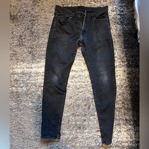 Men's Black Jeans - stretchy // uniqlo